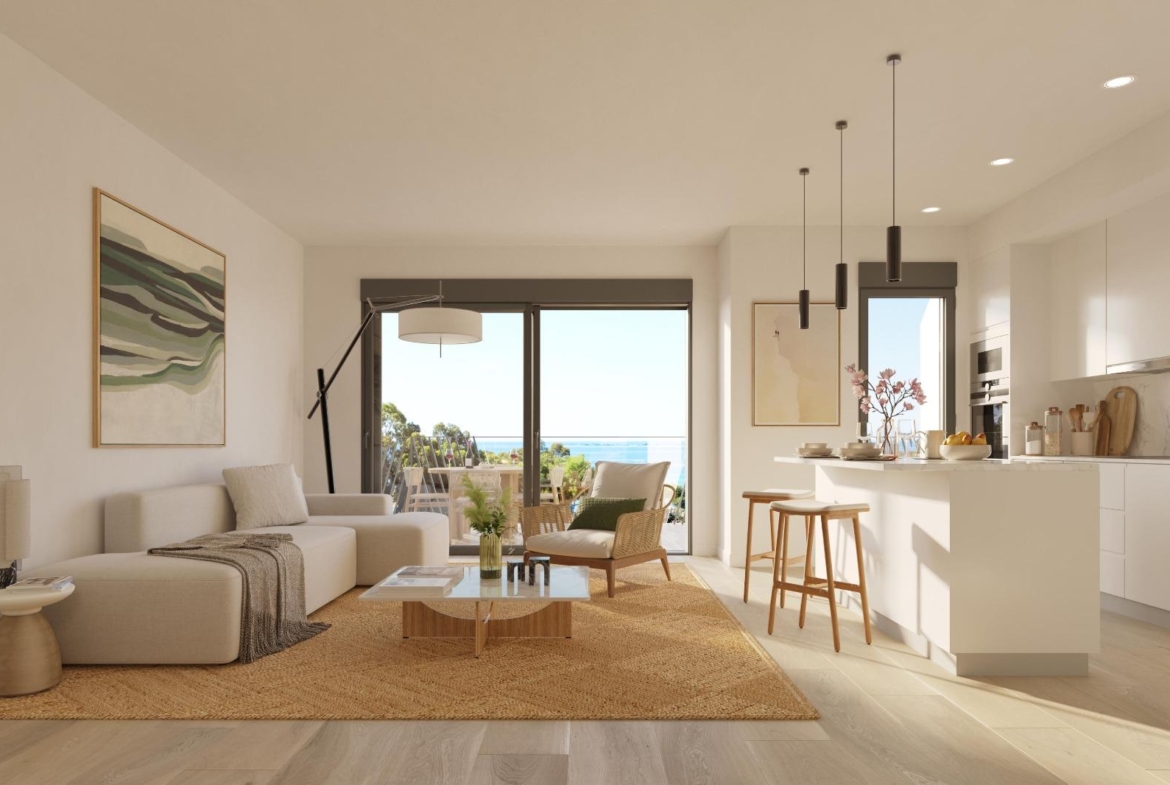 New apartments and penthouses on the first line of Playa del Torres