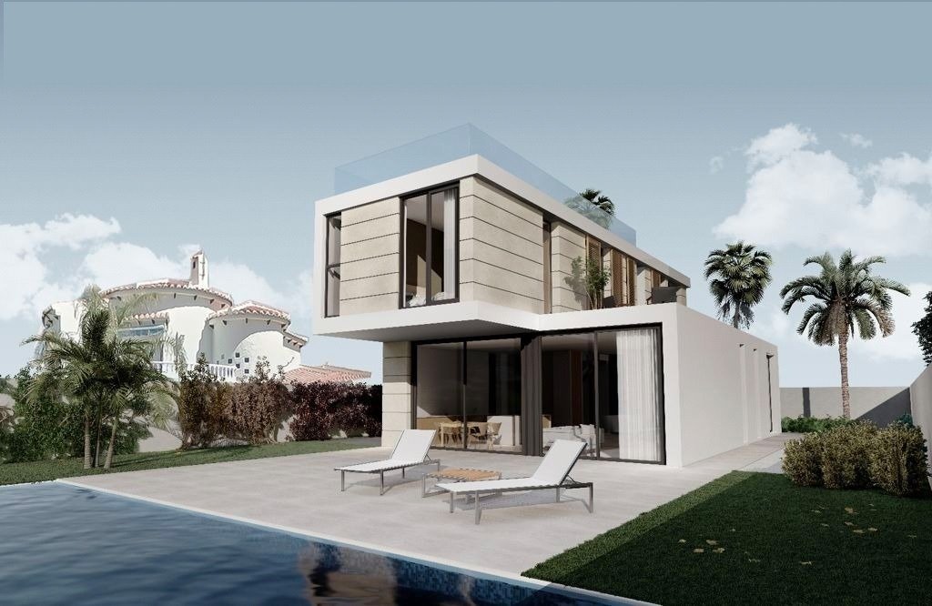 VILLA MYKONOS EN LA ZENIA! MODERNA VILLA DE LUJO DE OBRA NUEVA A SOLO 260 M DE LA PLAYA