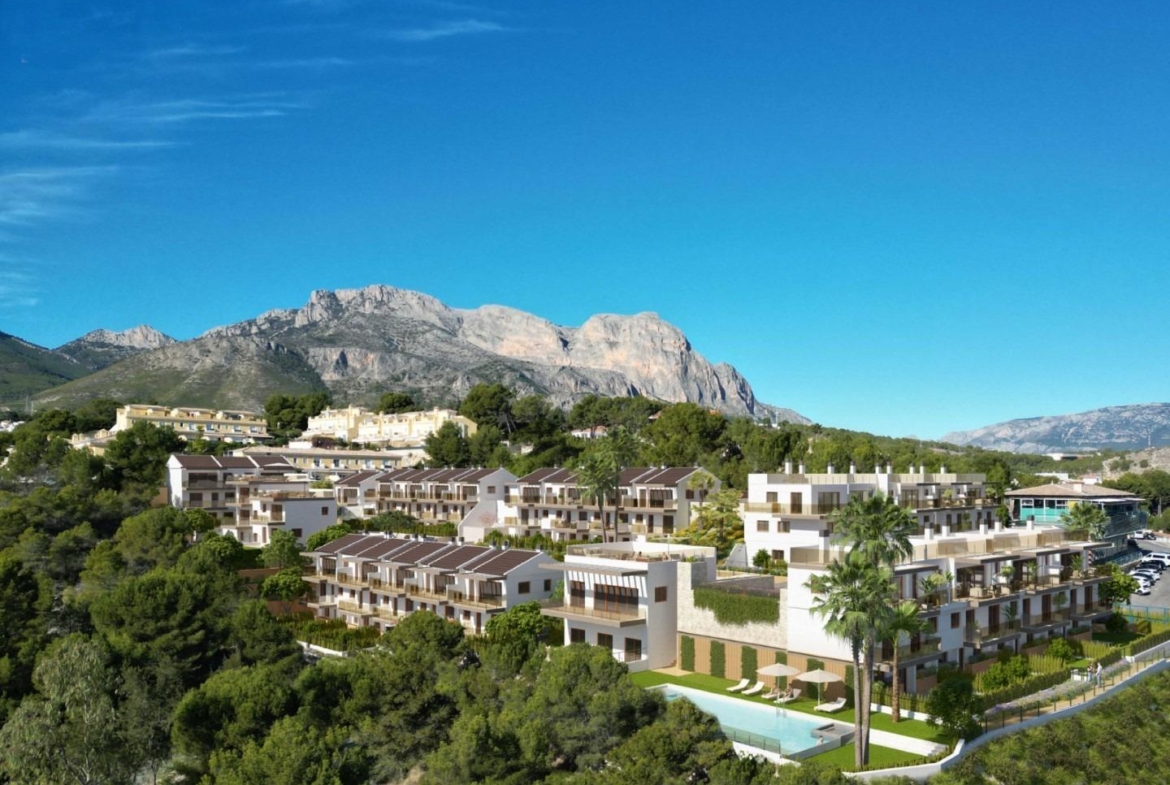 New Mediterranean style semi-detached villas in La Nucia