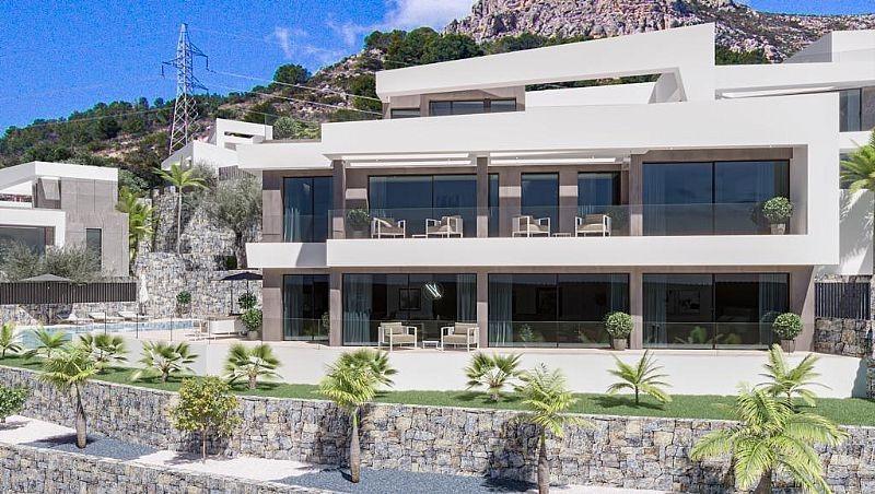 Luxury villa with private pool and sea views