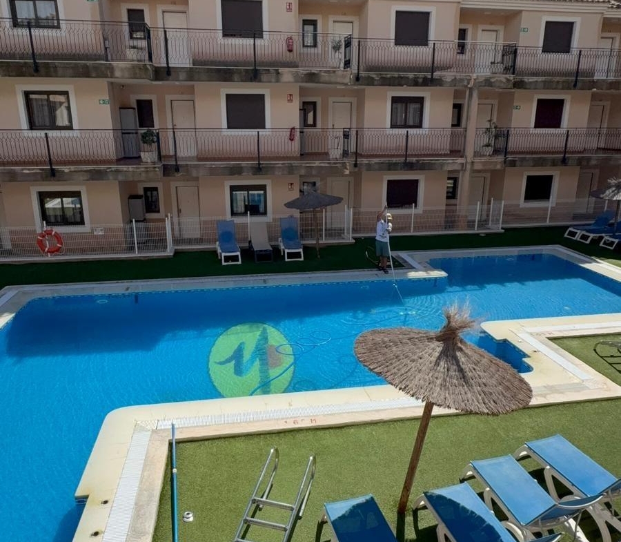 Charmant appartement in Collados, Águilas 2 bed 1 badpoel en garage bij de zee
