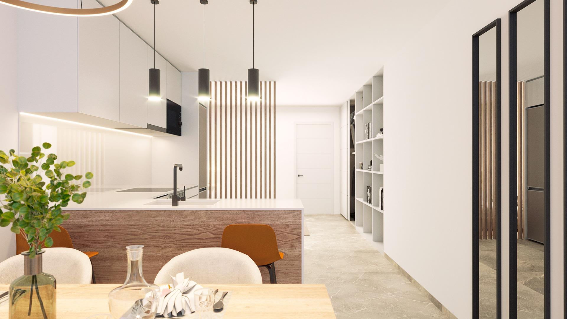NEW BUILDING 200 METERS FROM PLAYA DEL CURA. WITH COMMUNITY POOL. GYM. SAUNA AND CHILL-OUT AREA.