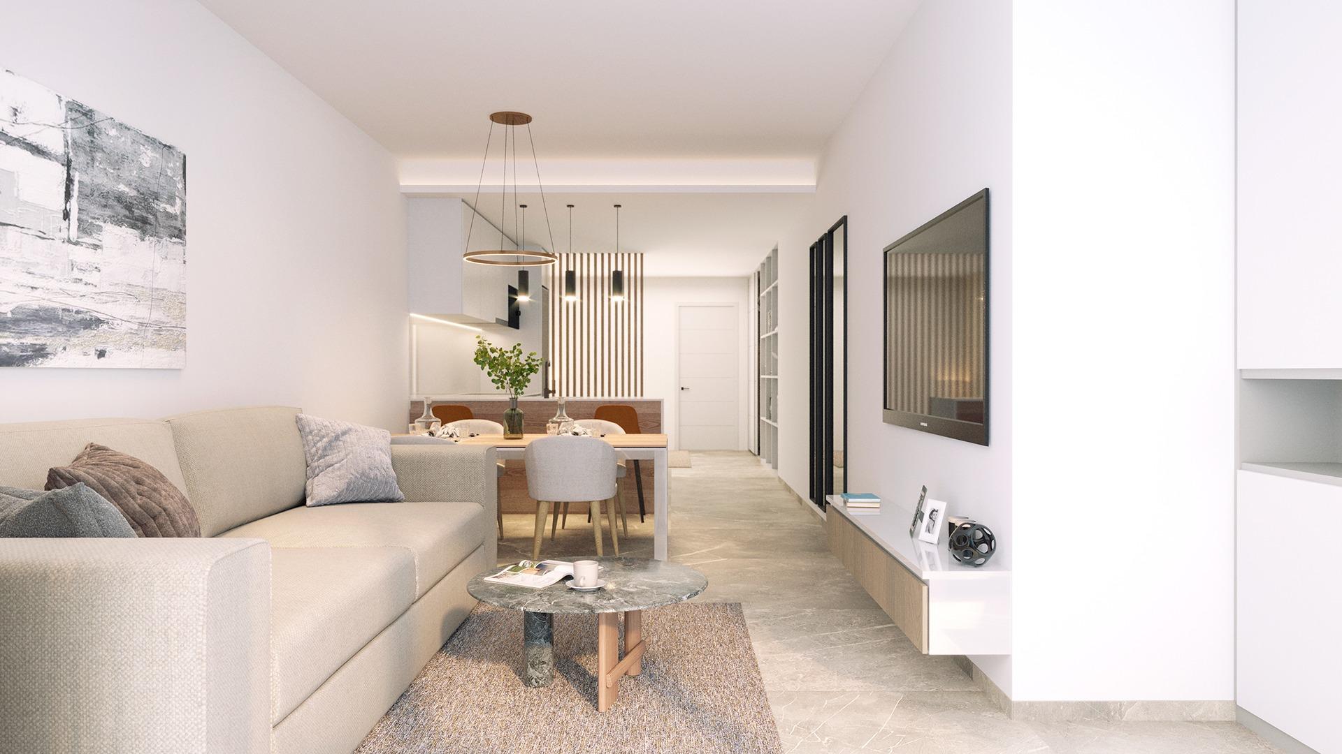 NEW BUILDING 200 METERS FROM PLAYA DEL CURA. WITH COMMUNITY POOL. GYM. SAUNA AND CHILL-OUT AREA.