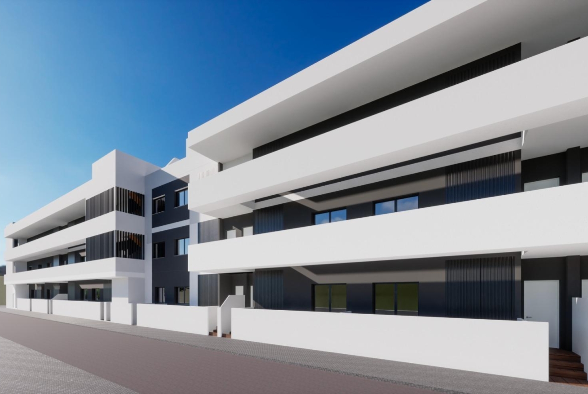 OBRA NUEVA. RESIDENCIAL PRIVADA EN BENIJOFAR. 2 DORM. 2 BAÑOS. TERRAZA 16 M2. PISCINA.