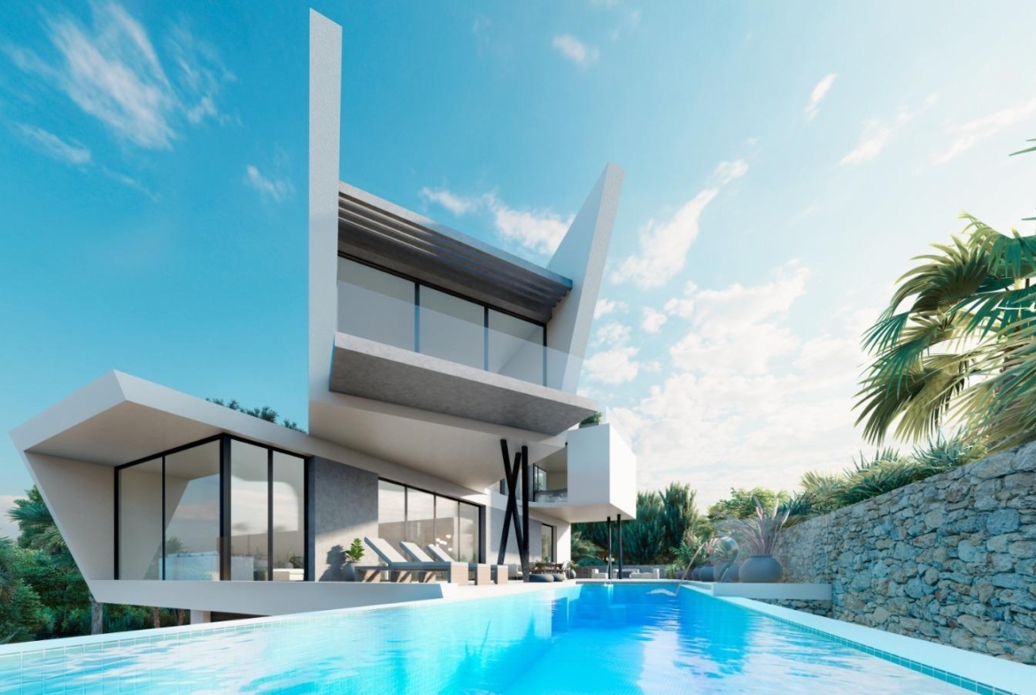 NEW BUILT. LUXURY VILLA IN ORIHUELA COSTA. 5 BEDROOMS. 5 BATHROOMS. 550M2 OF PLOT.
