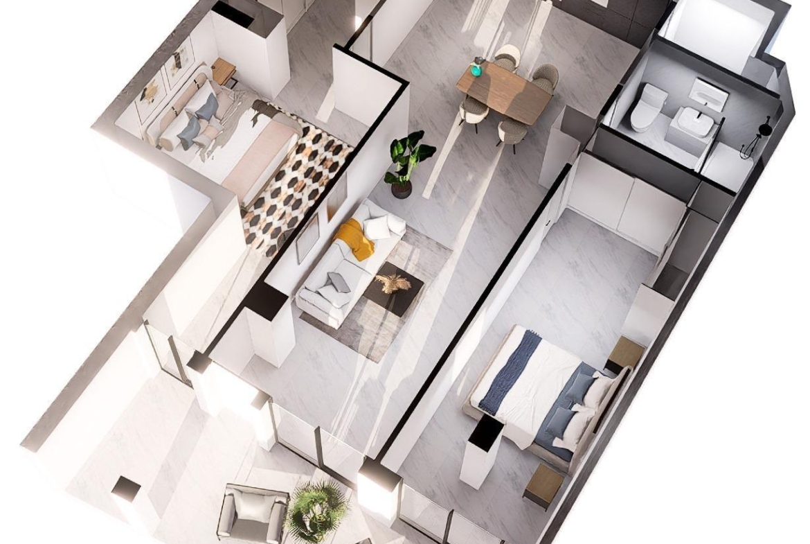 OBRA NUEVA! APPARTAMENTO EN LA 2 LINEA DEL MAR. CON TRASTERO. 2 DORM. 2 BAÑOS. 125 M2.