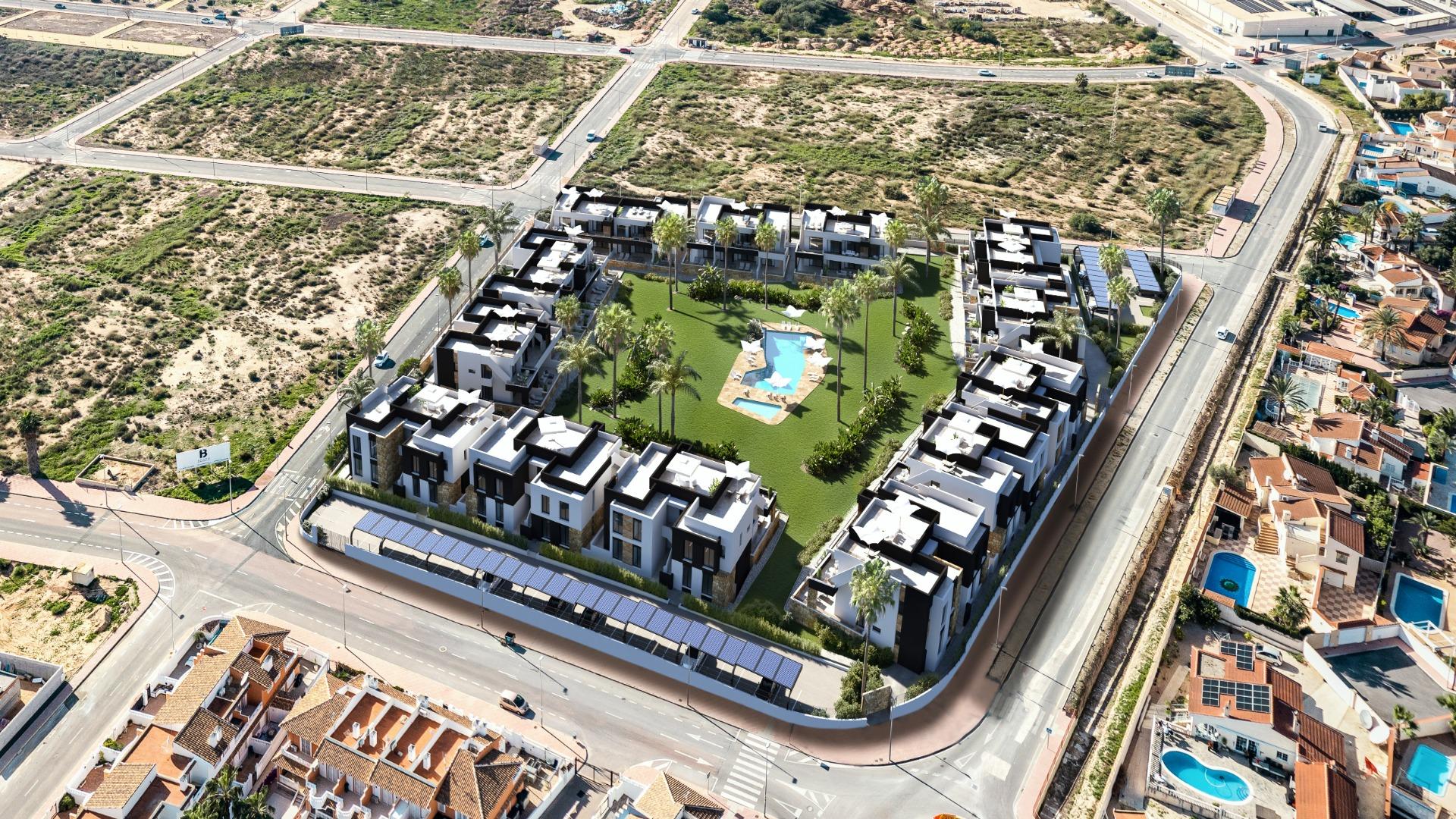 3-3-129 OBRA NUENA! BUNGALOWS PLANTA ALTA Y PLANTA BAJA. GARAJE+TRASTERO. PISCINA.AMUEBLADO