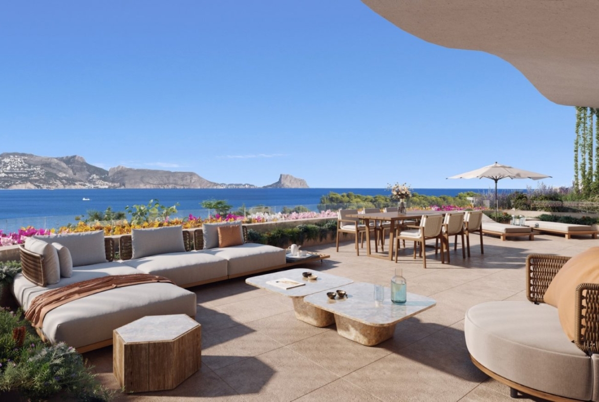 Exclusivos apartamentos de nueva construcción con 3 dormitorios en el Albir