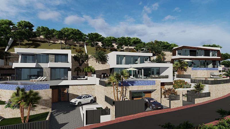 Villa Moderna en Calpe con impresionantes vistas al Mar