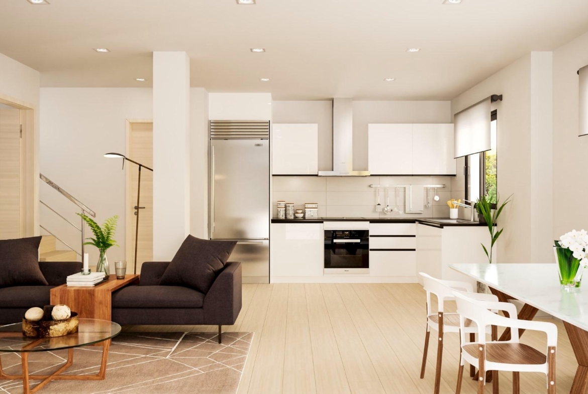 New single-family homes with private pool