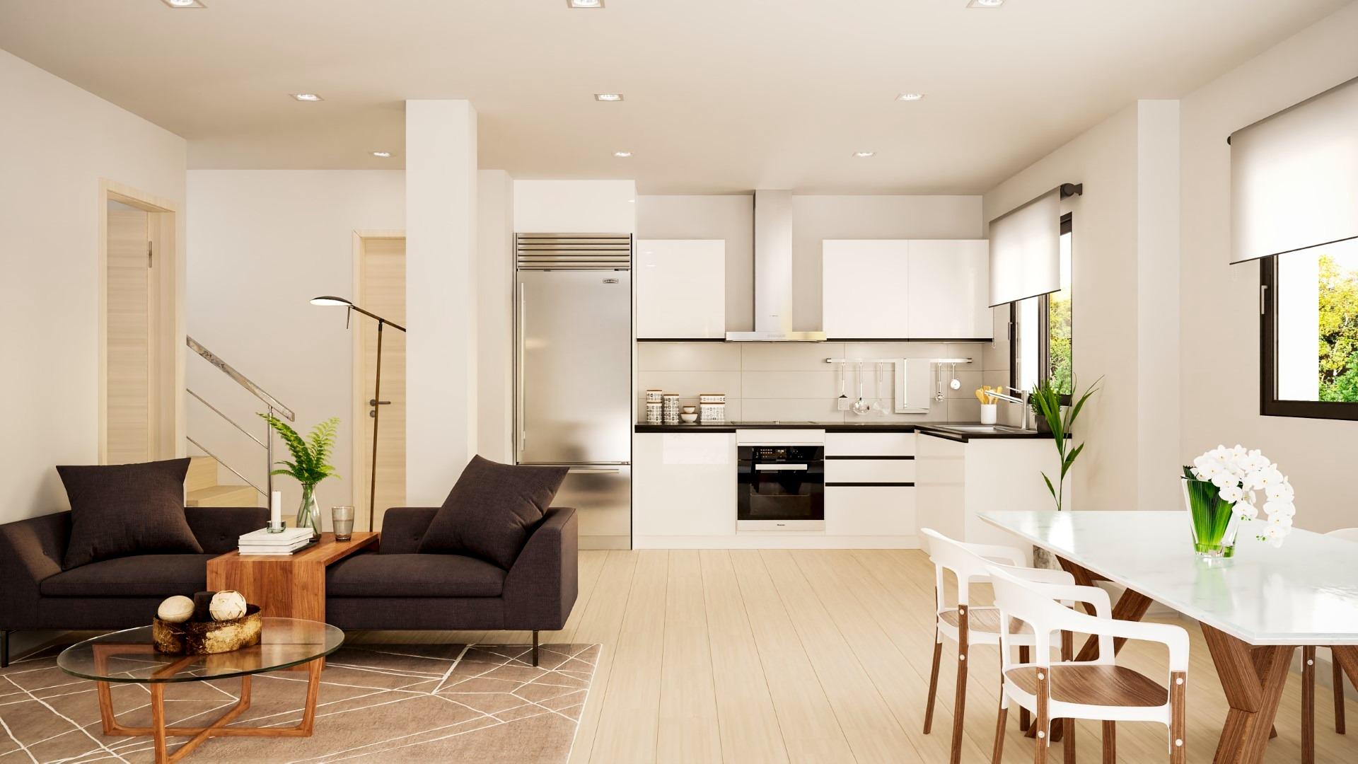 New single-family homes with private pool
