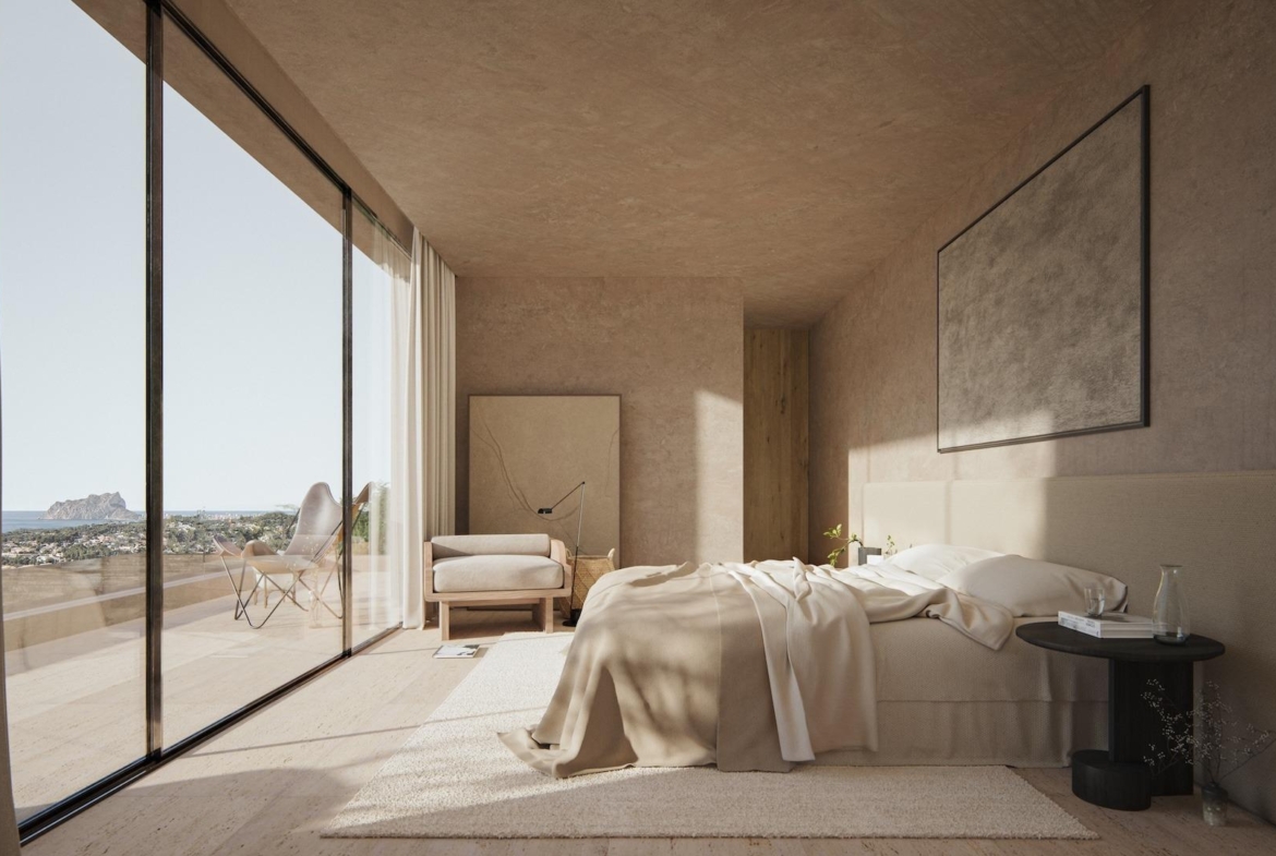 Exclusief modern design villa met uitzicht op zee
