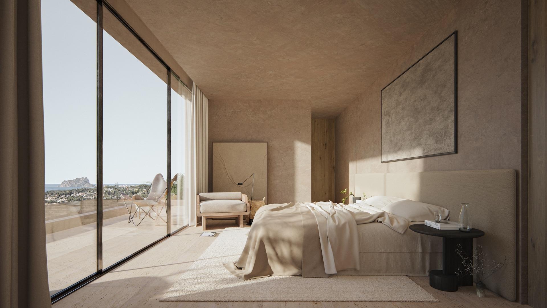 Exclusief modern design villa met uitzicht op zee