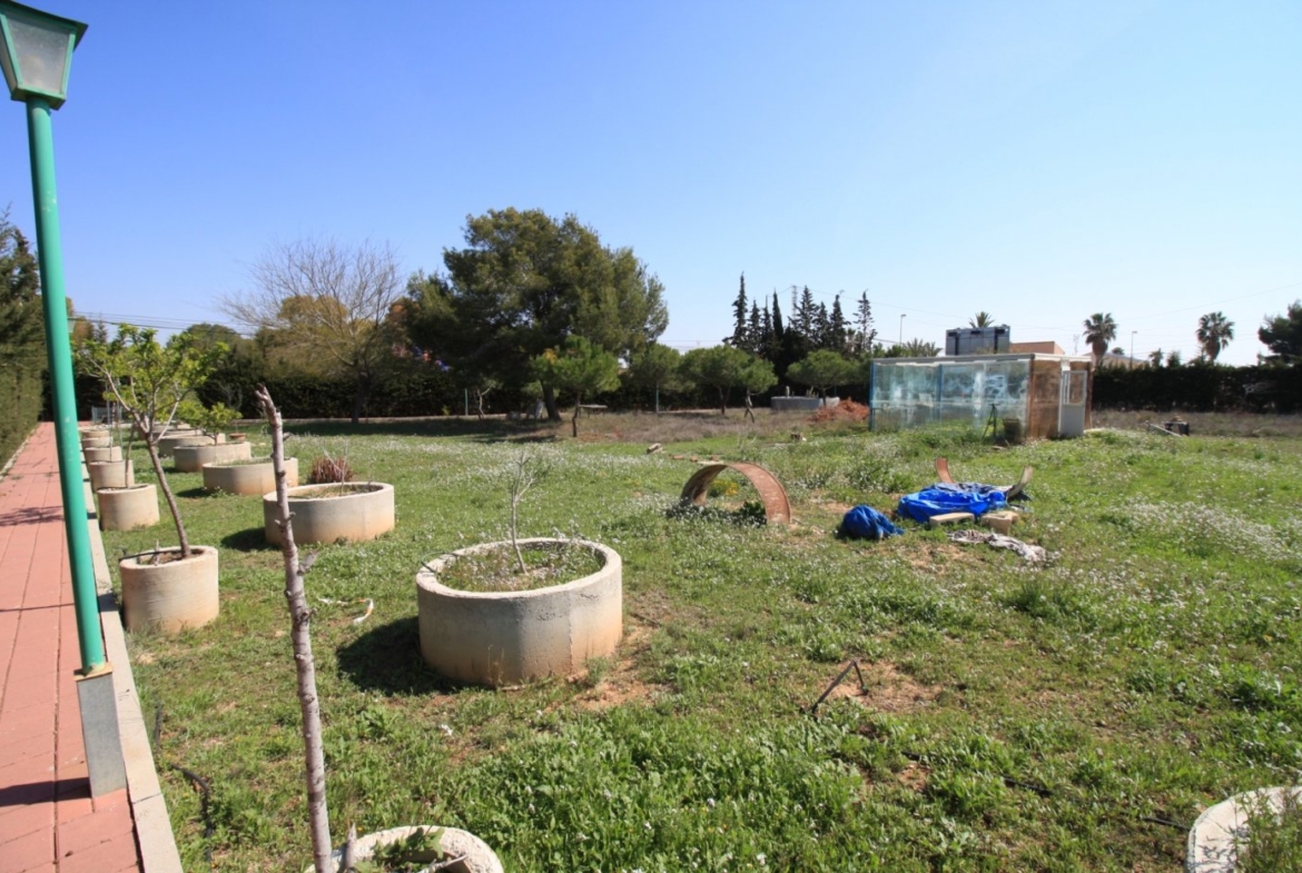CAMPOAMOR, SPECTACULAR FINCA, 3500 M2  PLOT WITH 2 HOUSES, PRIVATE POOL, 2500 METERS FROM THE BEACH