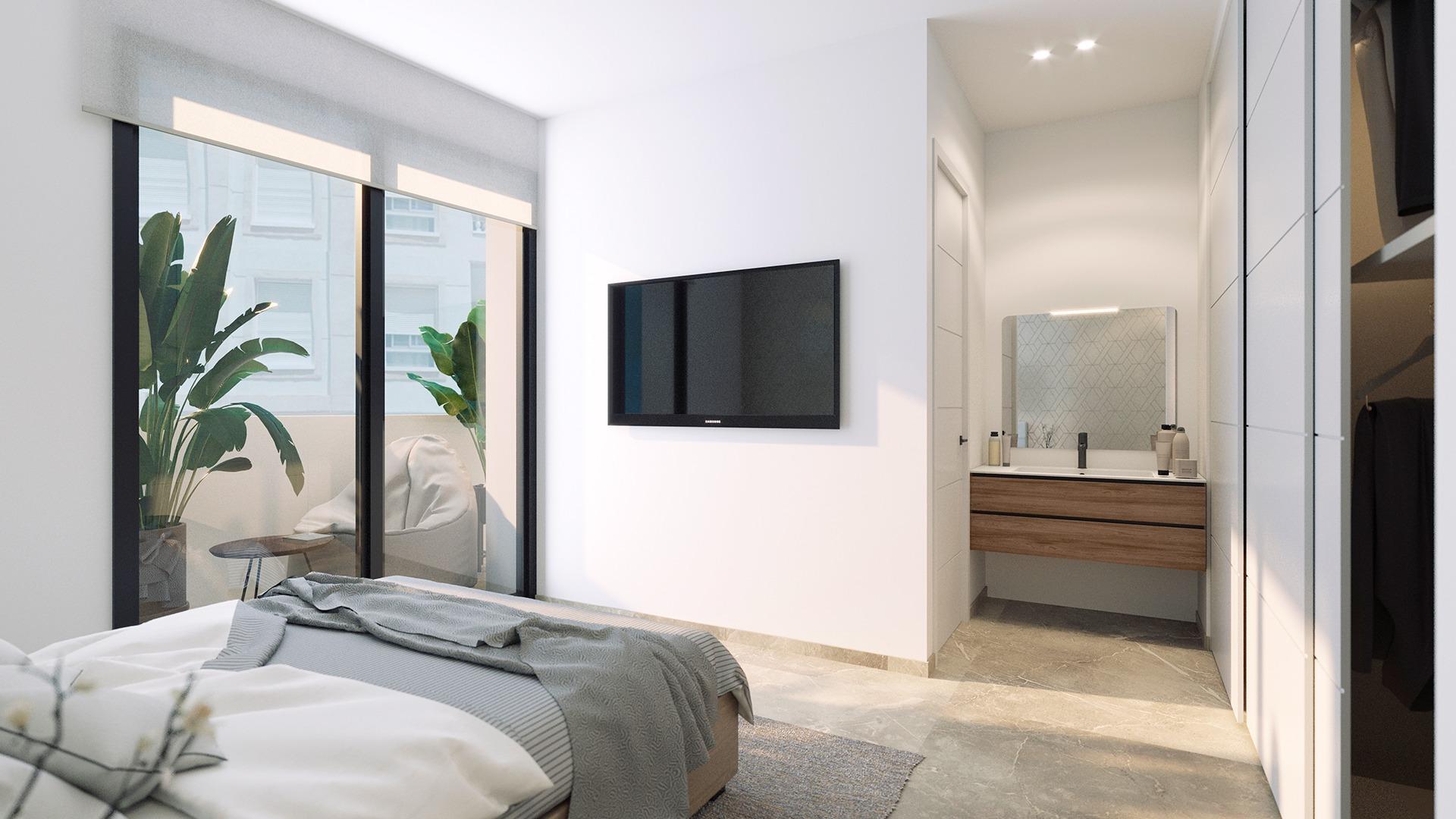NEW BUILDING 200 METERS FROM PLAYA DEL CURA. WITH COMMUNITY POOL. GYM. SAUNA AND CHILL-OUT AREA.