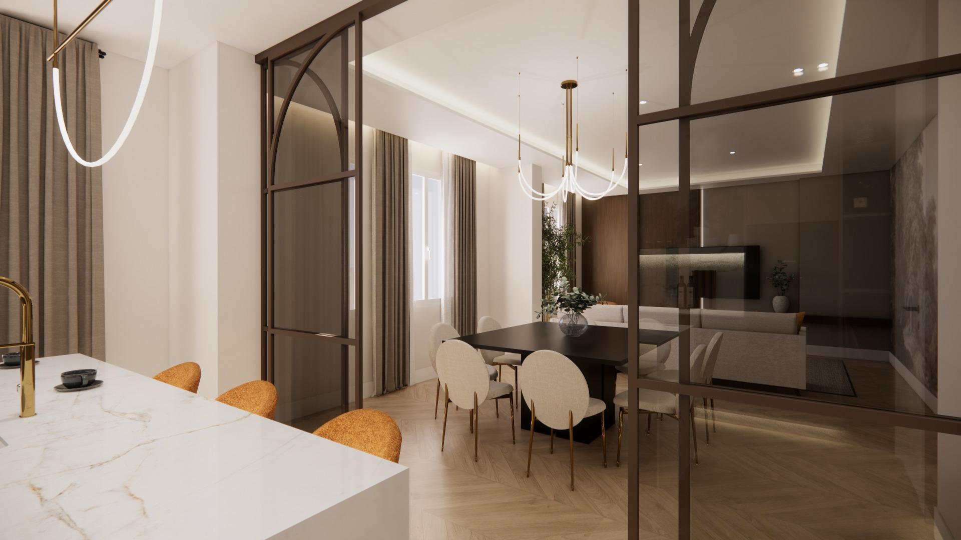 3-4-146 LUXURIOUS APARTMENT, FULLY RENOVATED IN THE SALAMANCA NEIGHBORHOOD