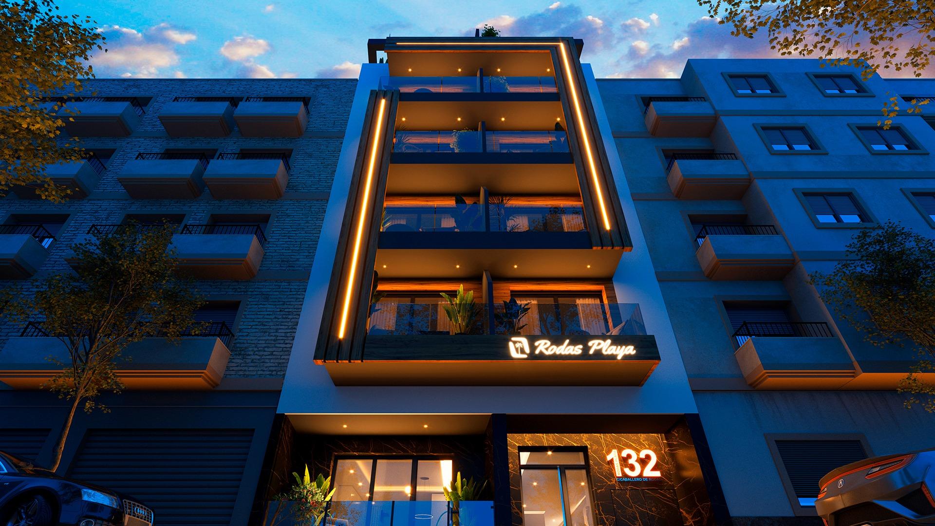 NEW BUILDING 200 METERS FROM PLAYA DEL CURA. WITH COMMUNITY POOL. GYM. SAUNA AND CHILL-OUT AREA.