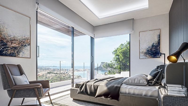 Villaproject in Calpe met uitzicht op zee in 2026.