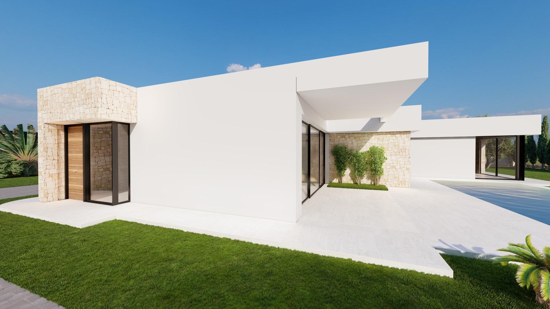 Modern Ibiza-style villa with private pool