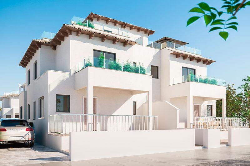 New single-family homes with private pool