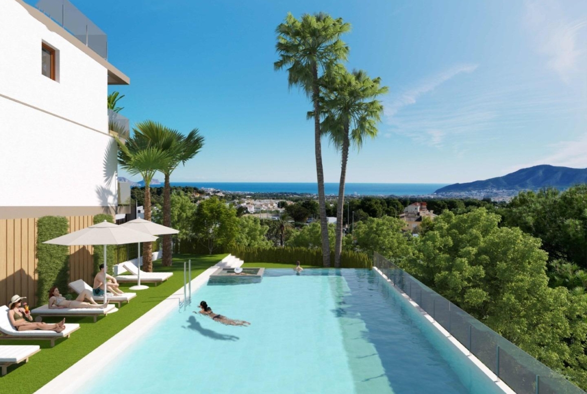 New Mediterranean style semi-detached villas in La Nucia