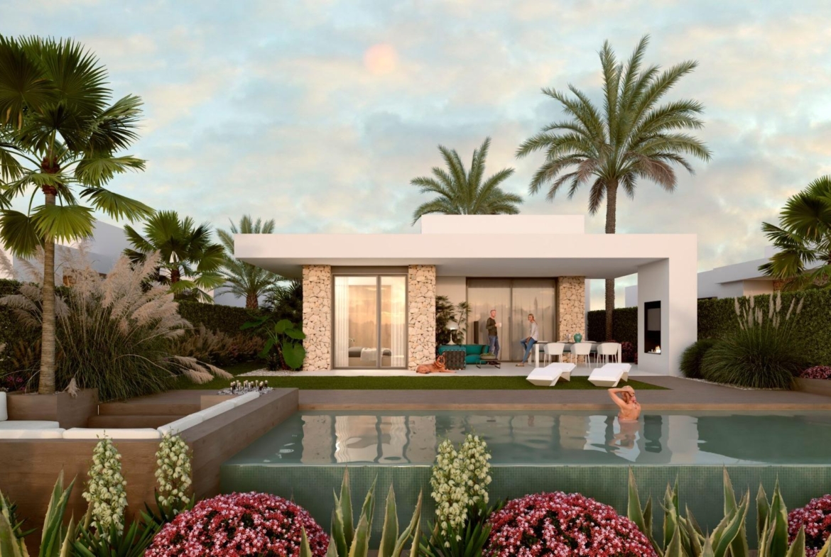 VILLAS DE LUJO EN ALGORFA. 204M2 DE CASA. 510M2 PARCELA. TERRAZA 180M2. SOTANO 195M2. 3 DOR. 3 BAÑOS