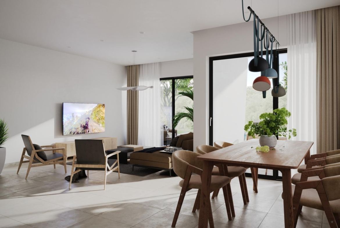 Detached villas with private pool