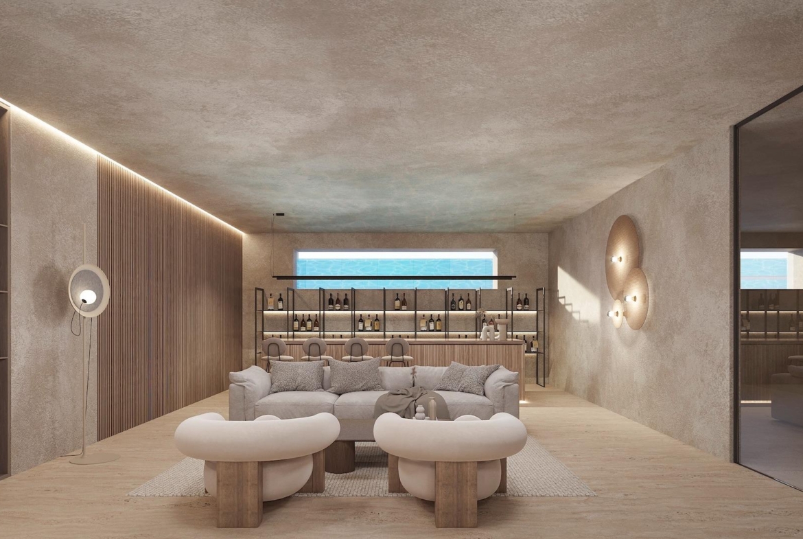 Exclusief modern design villa met uitzicht op zee