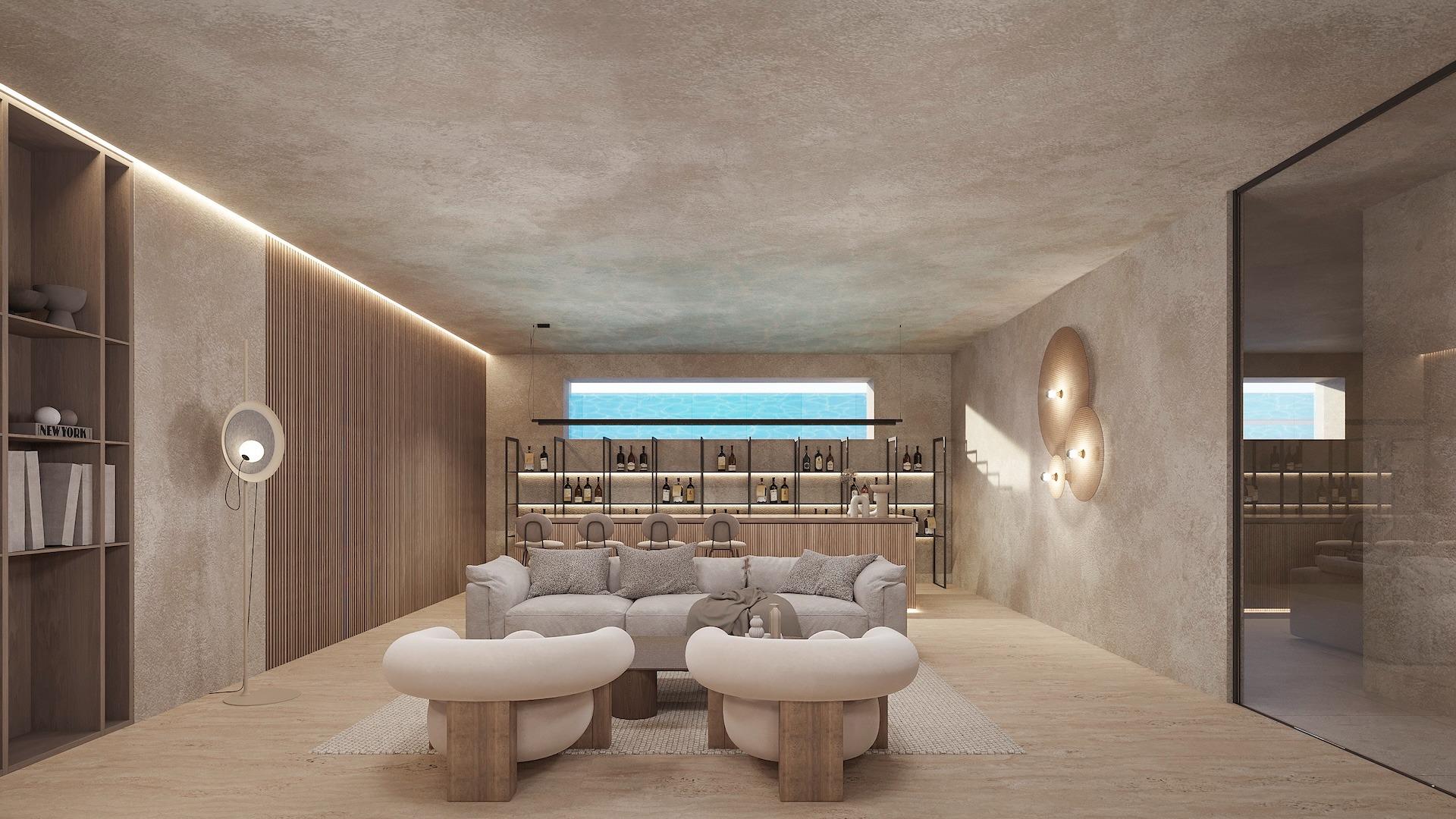 Exclusief modern design villa met uitzicht op zee