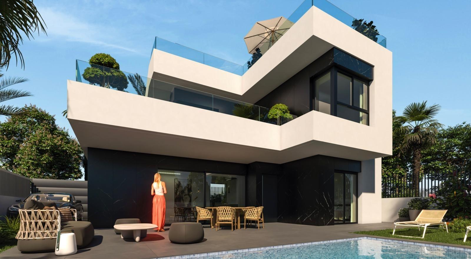 LUXURY VILLAS. NEW CONSTRUCTION. PILOT FLAT DONE.