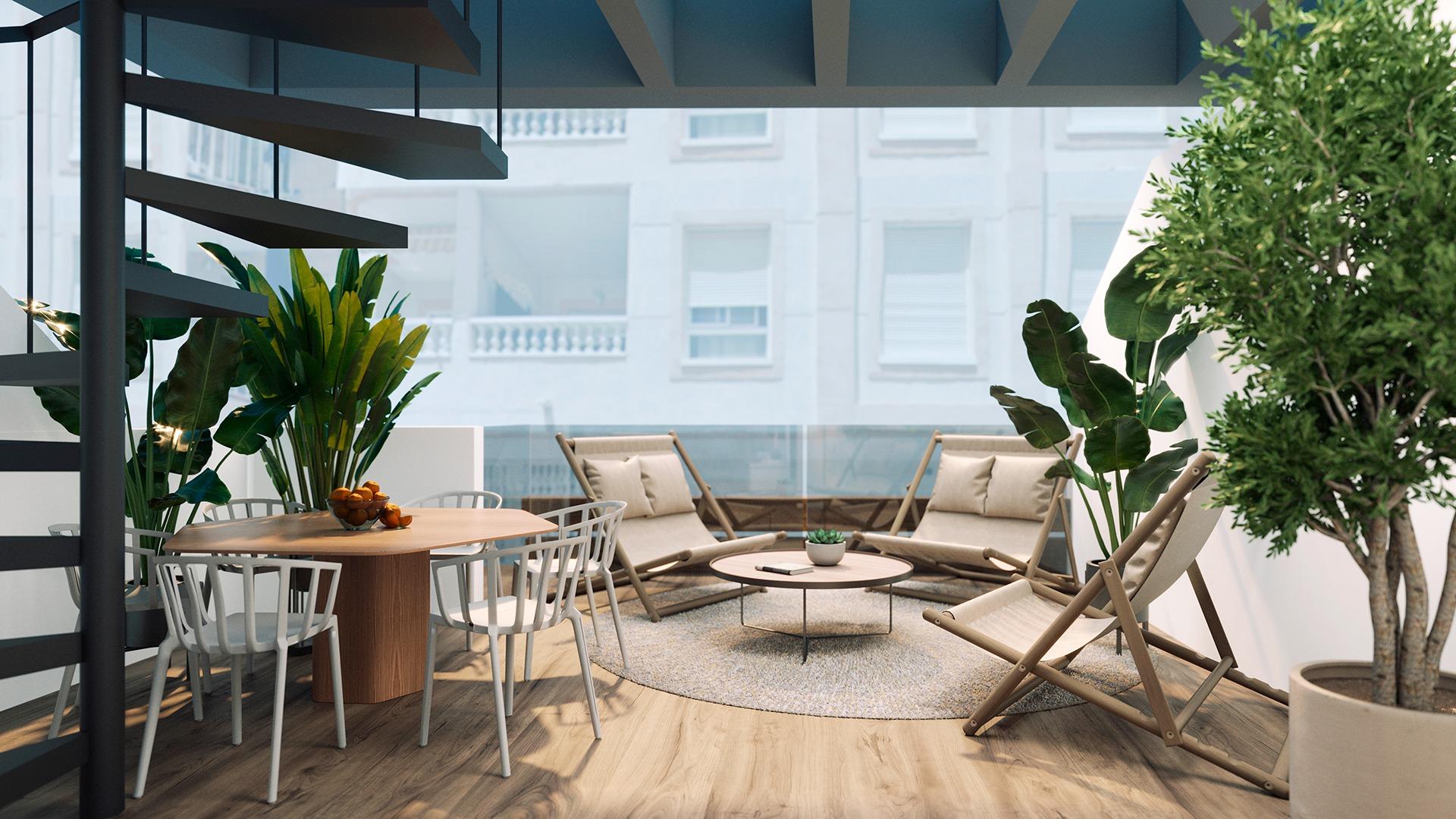NEW BUILDING 200 METERS FROM PLAYA DEL CURA. WITH COMMUNITY POOL. GYM. SAUNA AND CHILL-OUT AREA.