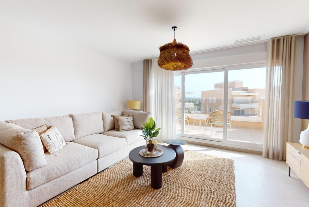 APARTAMENTOS DE OBRA NUEVA EN PILAR DE LA HORADADA CON GARAJE INCLUIDO. 100 M2.TERRAZAS DE 25 M2. 3 DORM. 2 BAÑOS. PISCINA.