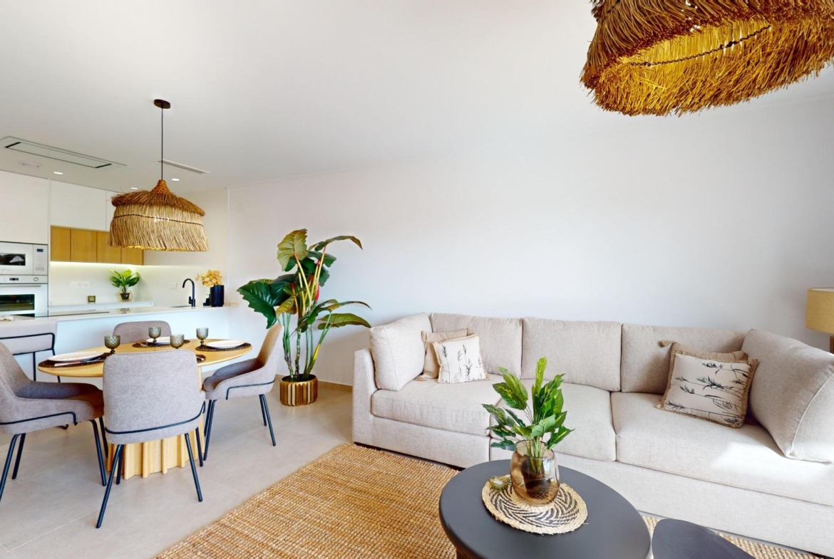APARTAMENTOS DE OBRA NUEVA EN PILAR DE LA HORADADA CON GARAJE INCLUIDO. 100 M2.TERRAZAS DE 25 M2. 3 DORM. 2 BAÑOS. PISCINA.