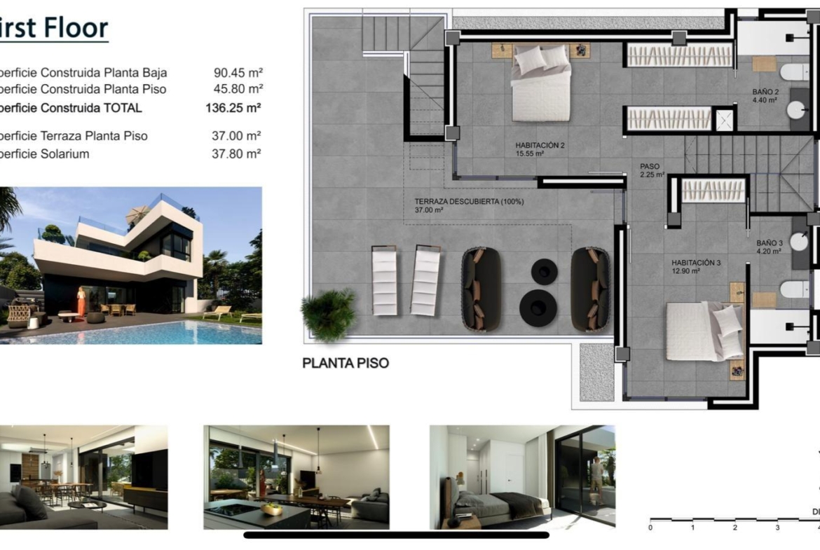 LUXURY VILLAS. NEW CONSTRUCTION. PILOT FLAT DONE.