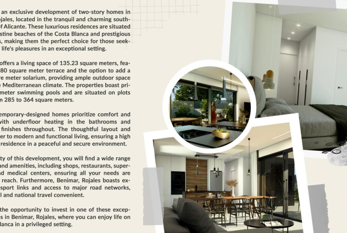 LUXURY VILLAS. NEW CONSTRUCTION. PILOT FLAT DONE.