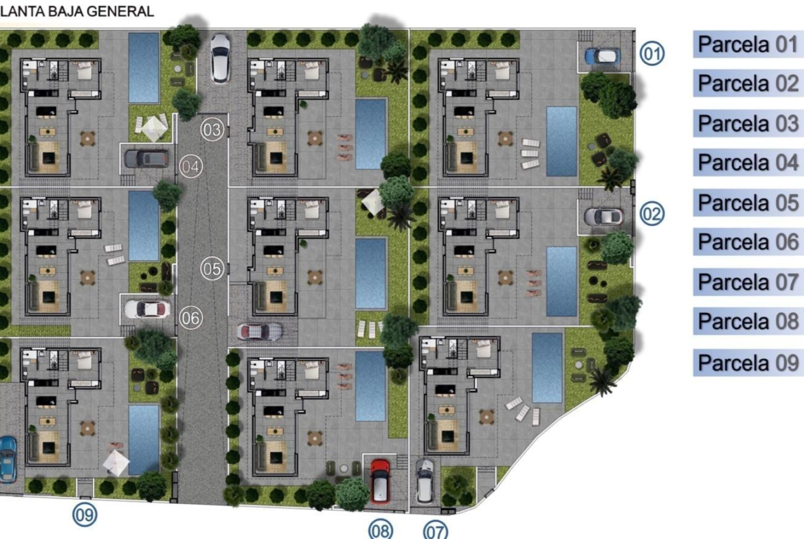 LUXURY VILLAS. NEW CONSTRUCTION. PILOT FLAT DONE.