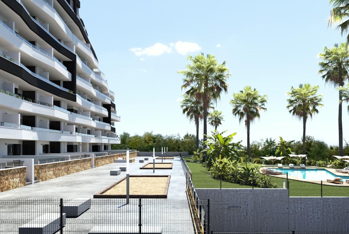 OBRA NUEVA EN SAN MIGUEL DE SALINAS CON GARAJE Y TRASTERO INCLUIDO! 2 DORM. 2 BAÑOS. CON TERRAZA DE 20 M2. PISCINA COMUNITARIA.