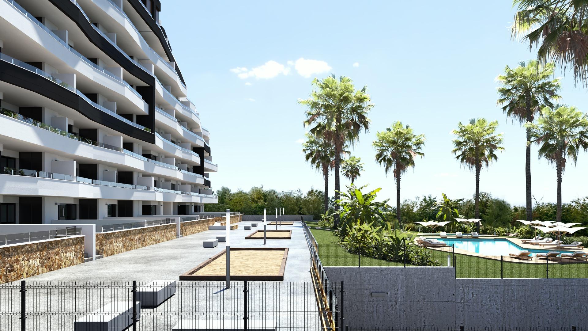 3-5-162 OBRA NUEVA EN SAN MIGUEL DE SALINAS CON GARAJE Y TRASTERO INCLUIDO! 2 DORM. 2 BAÑOS. CON TERRAZA DE 20 M2. PISCINA COMUNITARIA.