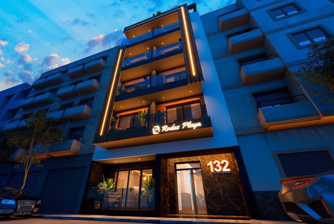NEW BUILDING 200 METERS FROM PLAYA DEL CURA. WITH COMMUNITY POOL. GYM. SAUNA AND CHILL-OUT AREA.