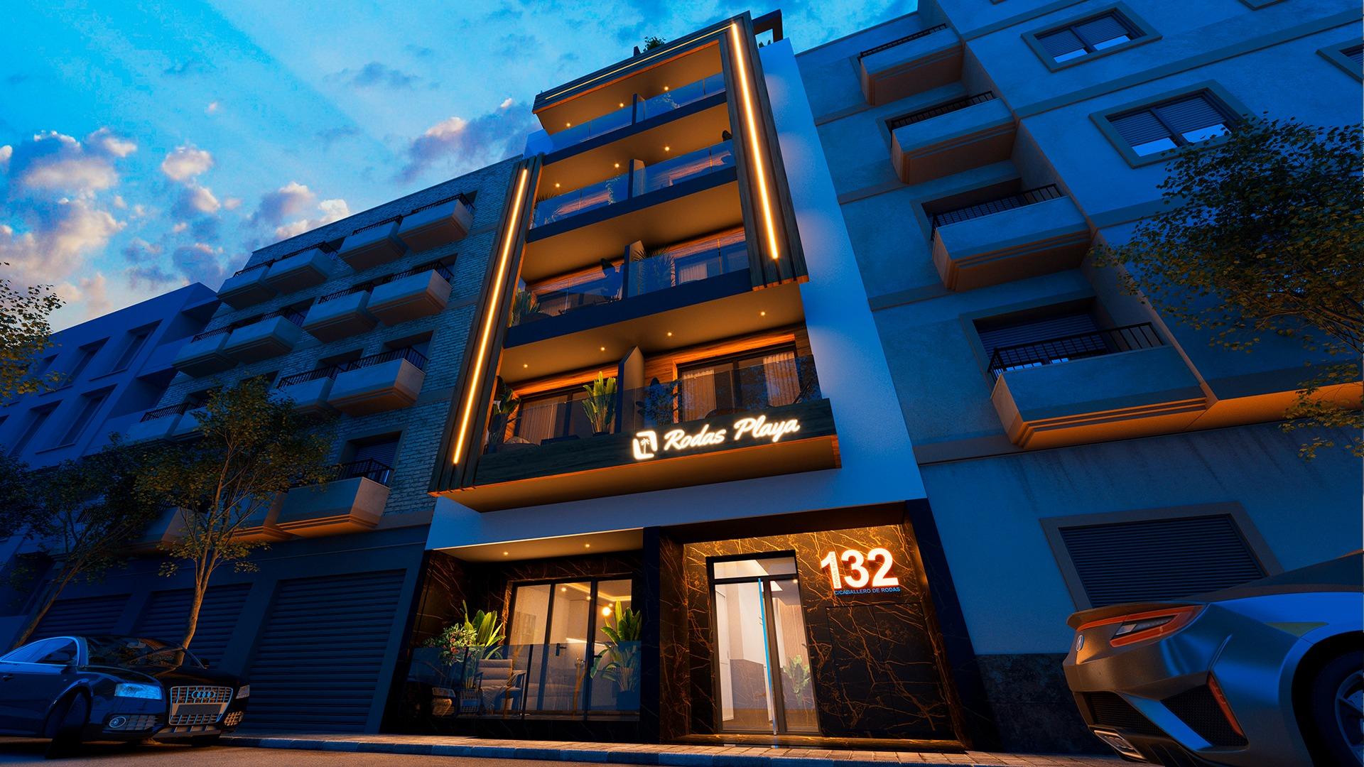 NEW BUILDING 200 METERS FROM PLAYA DEL CURA. WITH COMMUNITY POOL. GYM. SAUNA AND CHILL-OUT AREA.