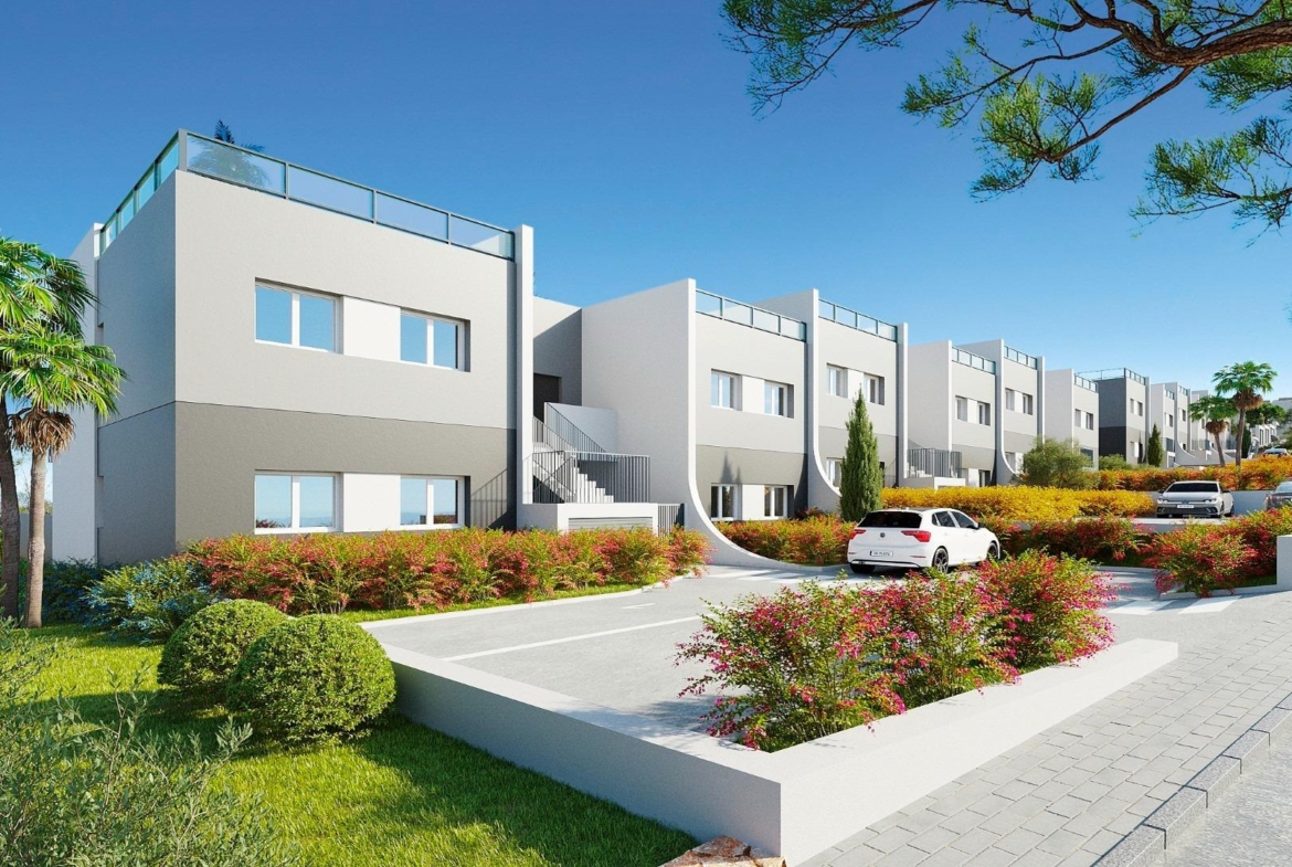 New apartments and townhouses with sea views