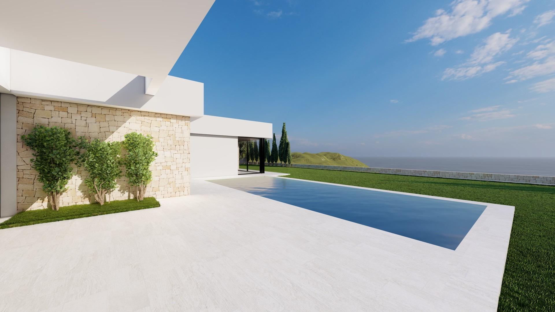 Modern Ibiza-style villa with private pool