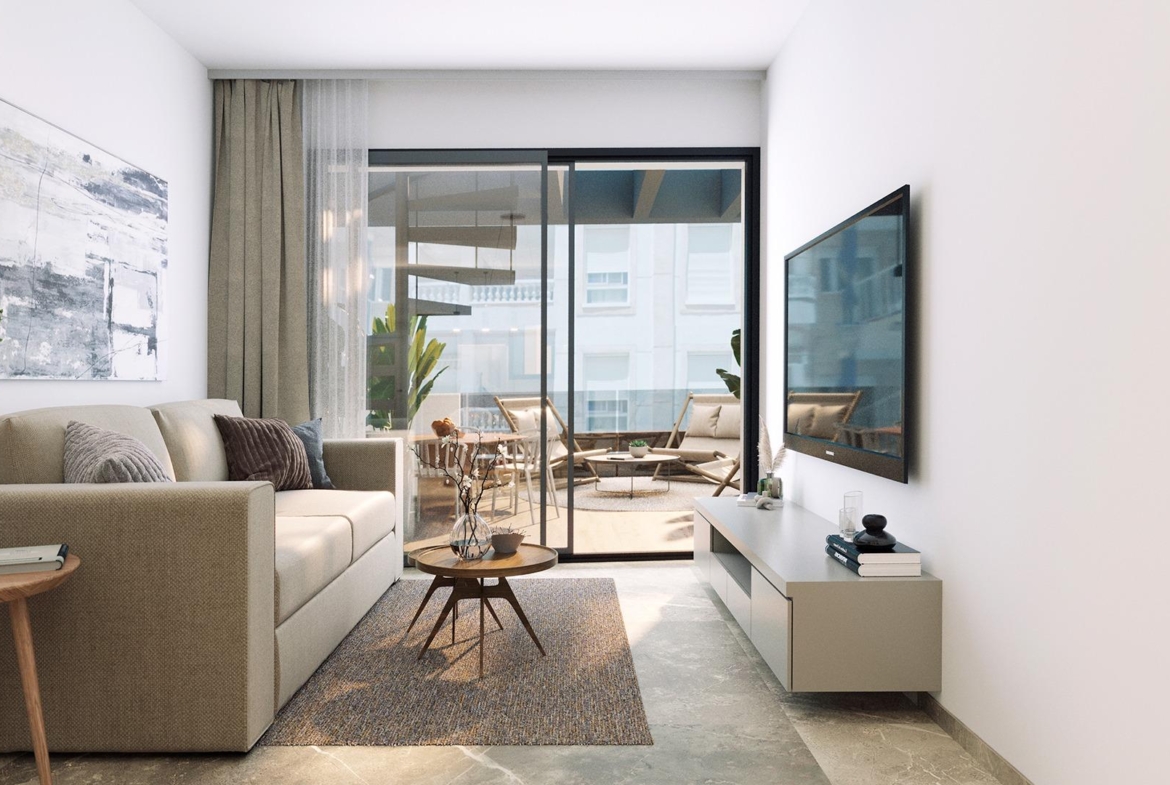 NEW BUILDING 200 METERS FROM PLAYA DEL CURA. WITH COMMUNITY POOL. GYM. SAUNA AND CHILL-OUT AREA.