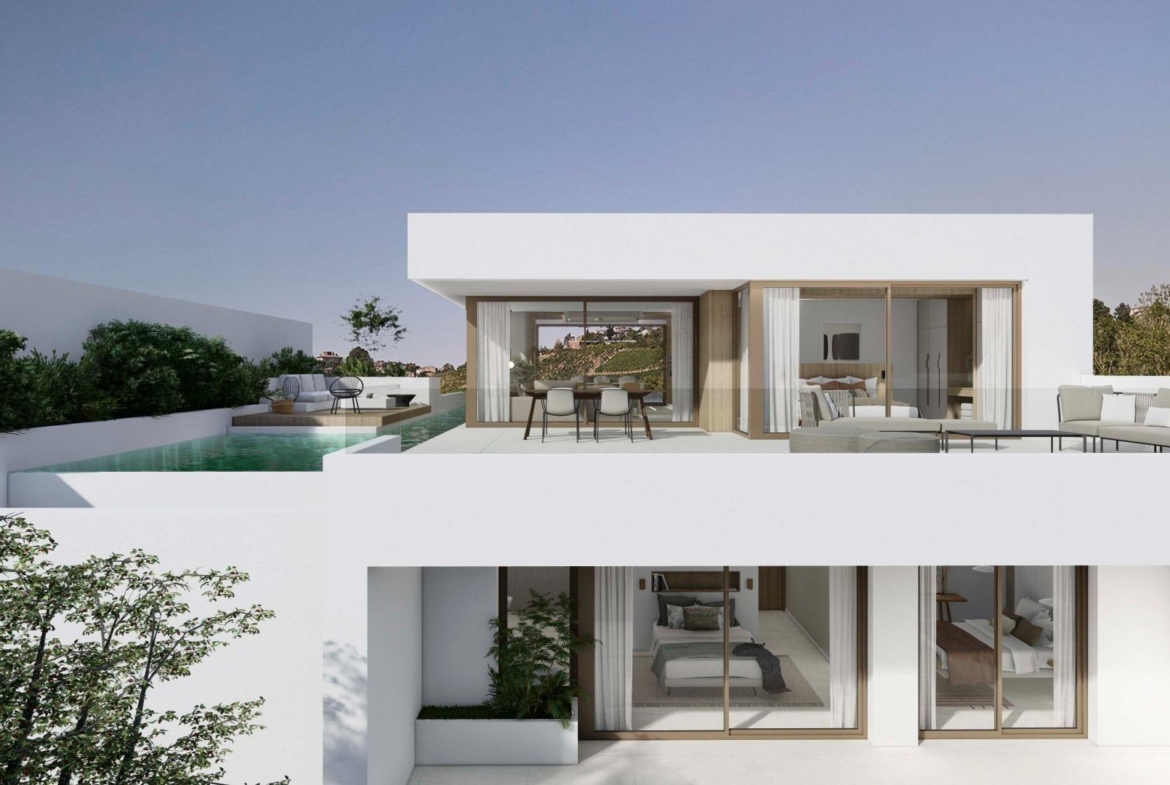 Luxe villa’s met uitzicht op zee en de bergen