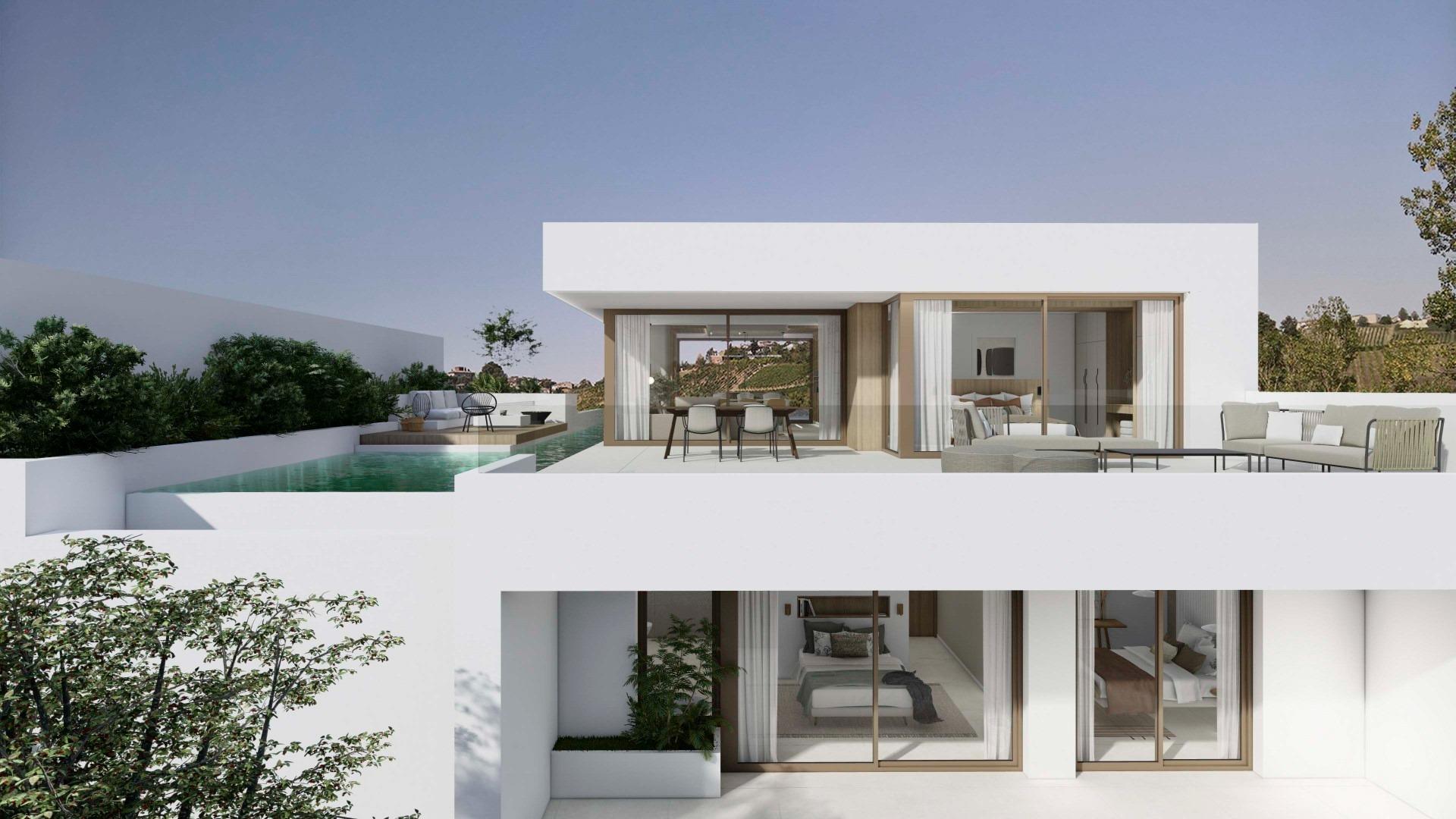 Luxe villa’s met uitzicht op zee en de bergen