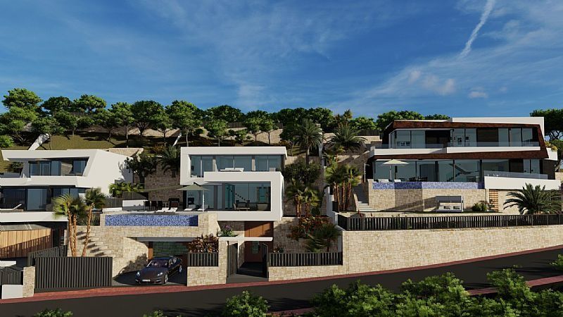 Villa Moderna en Calpe con impresionantes vistas al Mar
