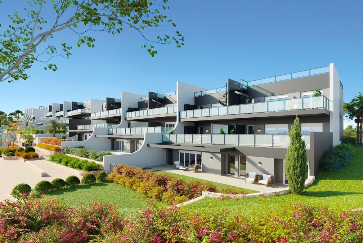 New apartments and townhouses with sea views