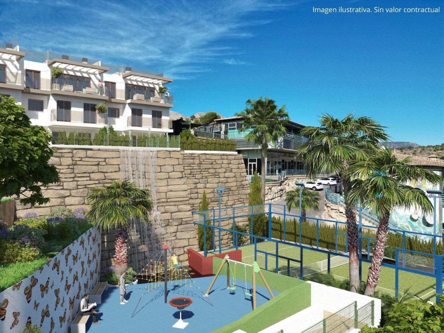 New Mediterranean style semi-detached villas in La Nucia