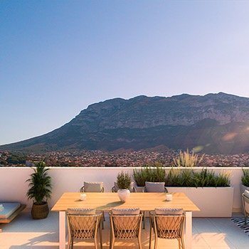 GROTE APPARTEMENTEN IN DENIA 700 M VANAF DE ZEE VANAF 191 THOUSAND EURO