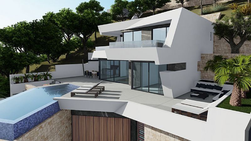 Villa Moderna en Calpe con impresionantes vistas al Mar